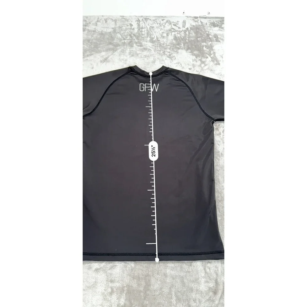 BJJ Rash Guard Men Size M Black Short Sleeve Premium Jiu Jitsu Gitana Fightwear